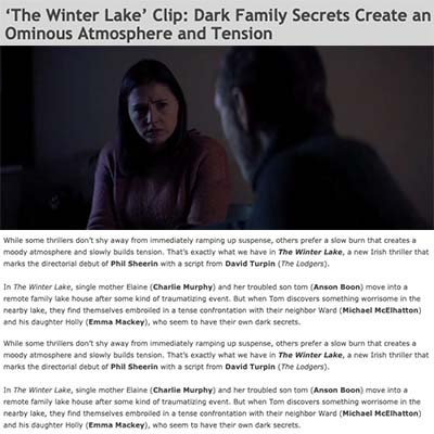 ‘The Winter Lake’ Clip: Dark Family Secrets Create an Ominous Atmosphere and Tension